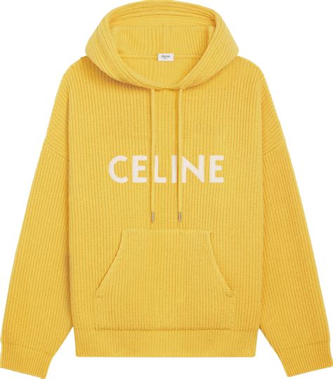 celine yellow sweater|Celine knitwear.